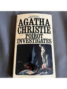 Agatha Christie Poirot Investigates Paperback Mystery Novel